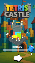 Tetris castle 3D - Puzzle Mobile Unity Game Screenshot 1