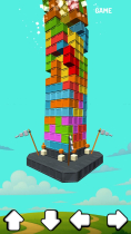 Tetris castle 3D - Puzzle Mobile Unity Game Screenshot 4