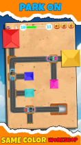 Car Maze Puzzle - HTML5 Construct3 Game Screenshot 2
